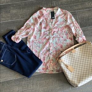 KUT from the Kloth Button Up Shirt
